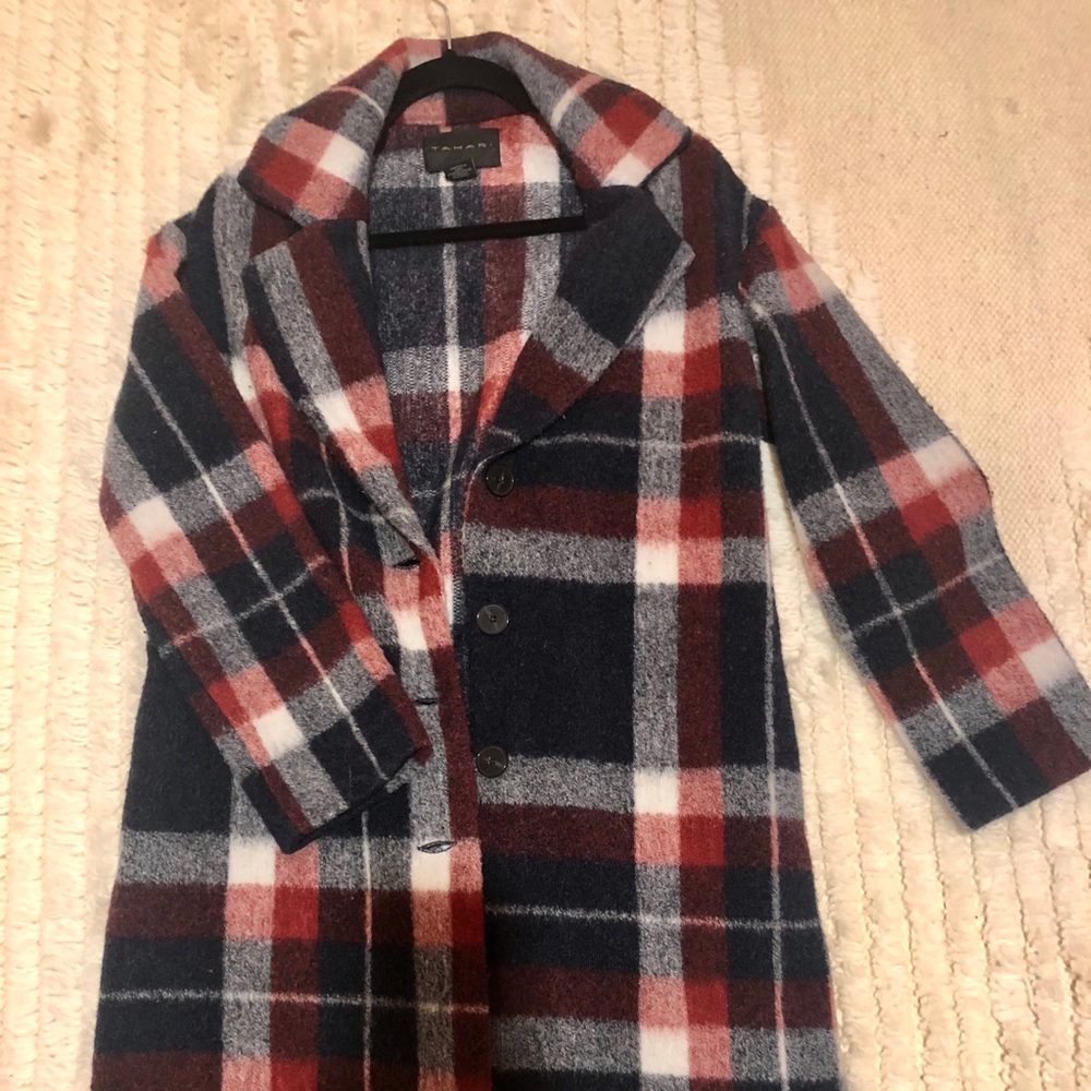 Plaid jacket, shacket. Tahari, Anthropology, JCrew